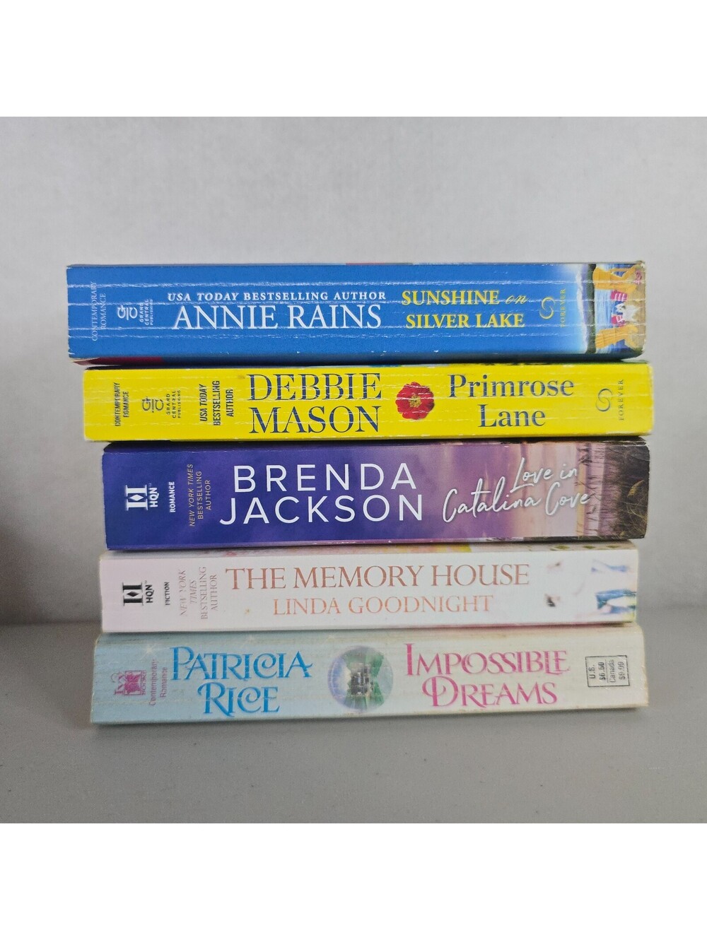 Small Town Romance 5 Book Lot Brenda Jackson Annie Rains Women's Fiction